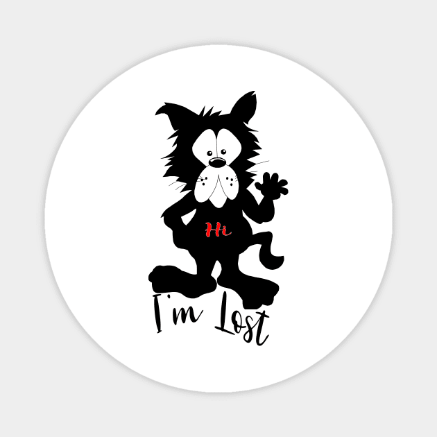 Hi, I'm Lost Magnet by OssiesArt